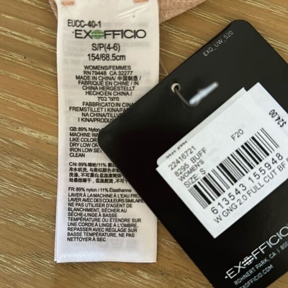 Exofficio Performance Give-N-Go Sport 2.0 Full Cut Brief, Size Small, NWT - Picture 9 of 9